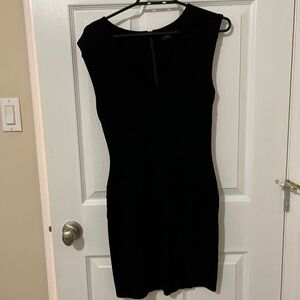 Talula Black Sleeveless Bodycon Mini Dress size M